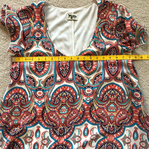 Show me your Mumu Kylie Mini Dress Paisley S - Picture 8 of 8